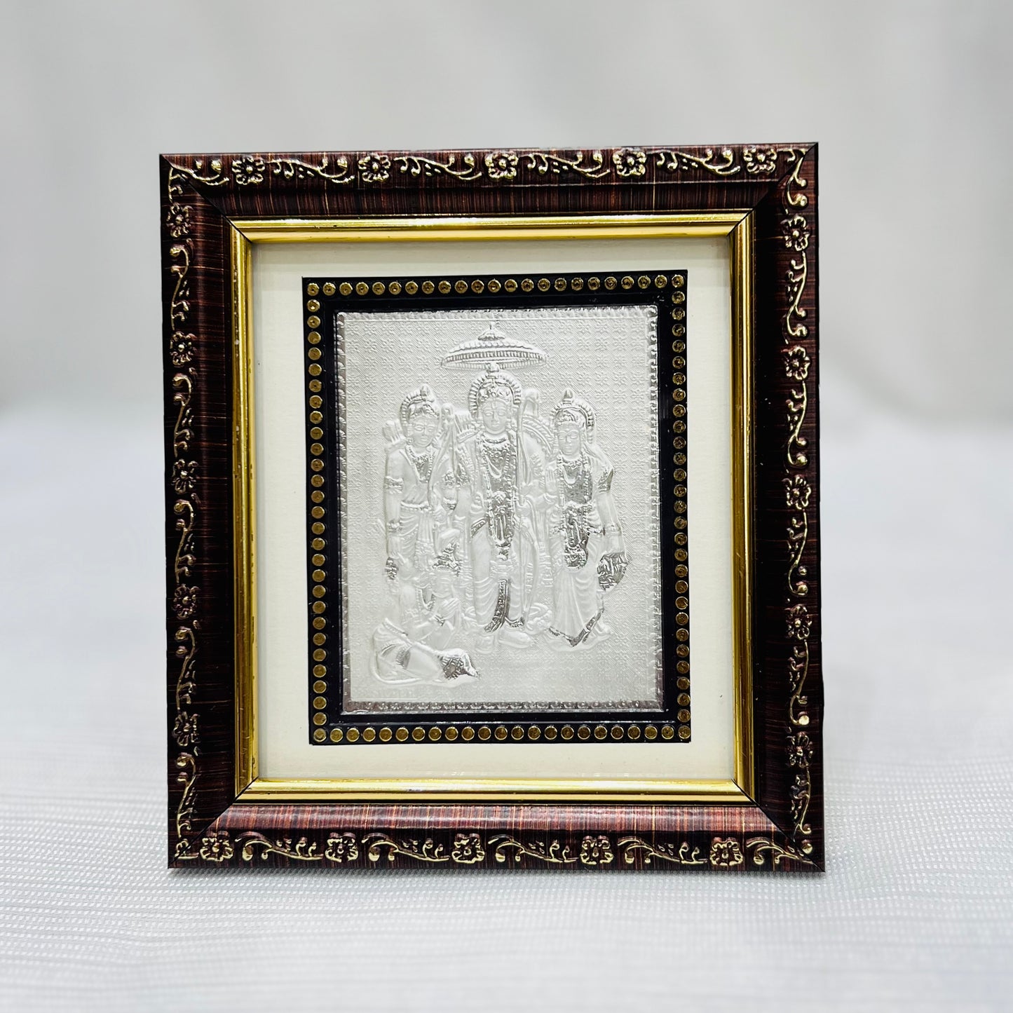Silver Ram Darbar Photo Frame