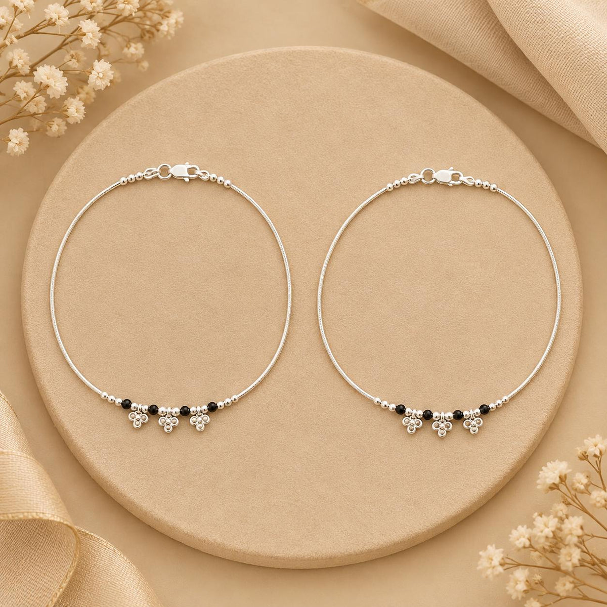 LIGHTWEIGHT SILVER PAYAL