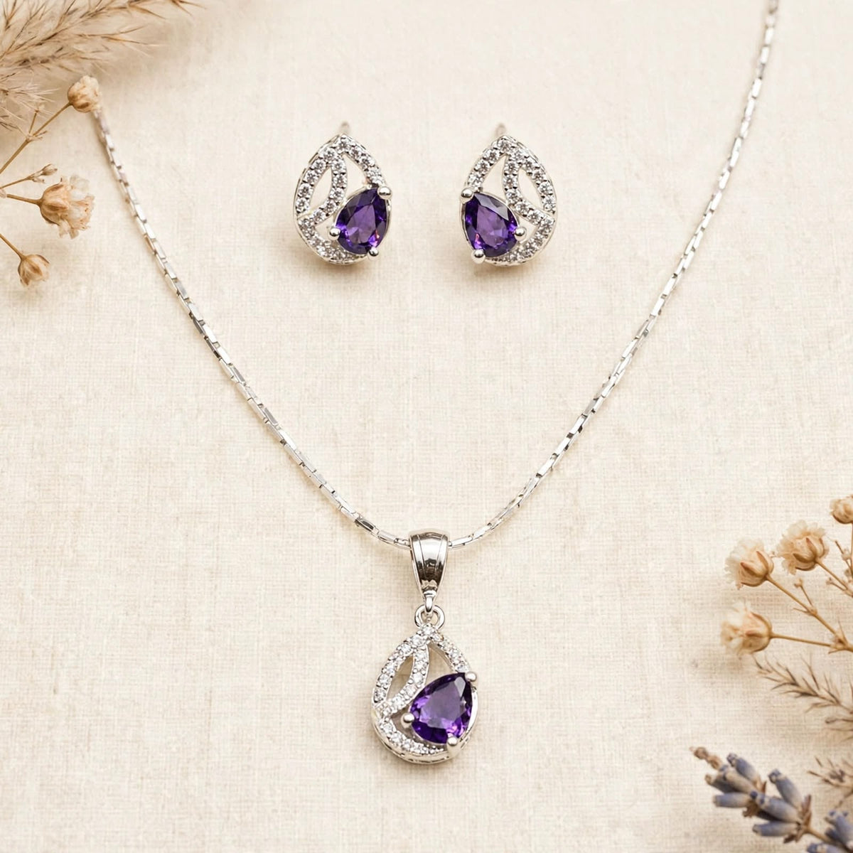 SILVER PENDANT SET