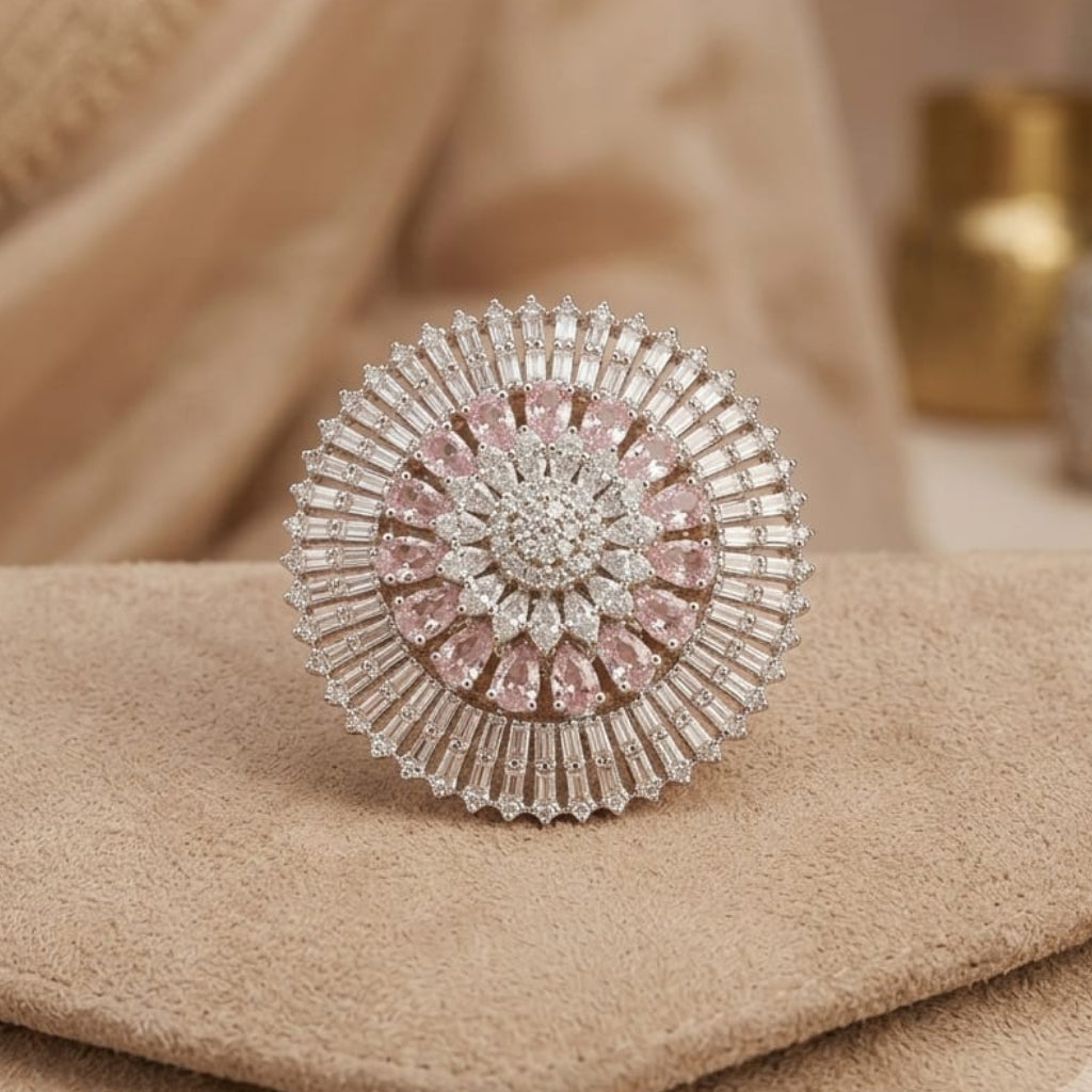 SILVER COCKTAIL RING