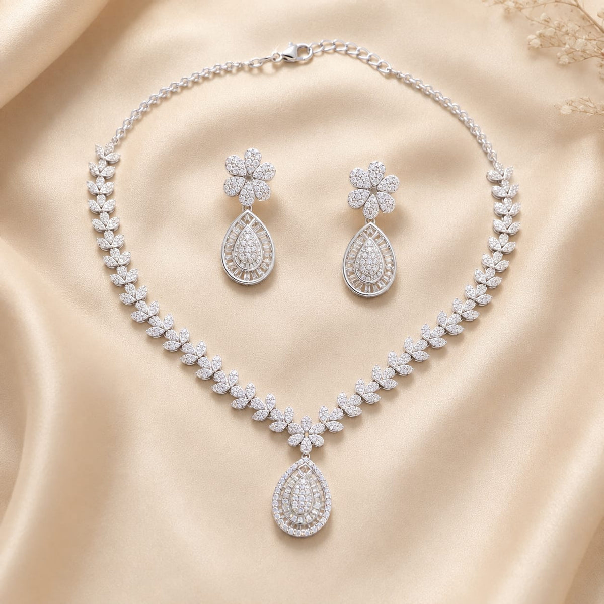 SILVER 92.5 NECKLACE SET