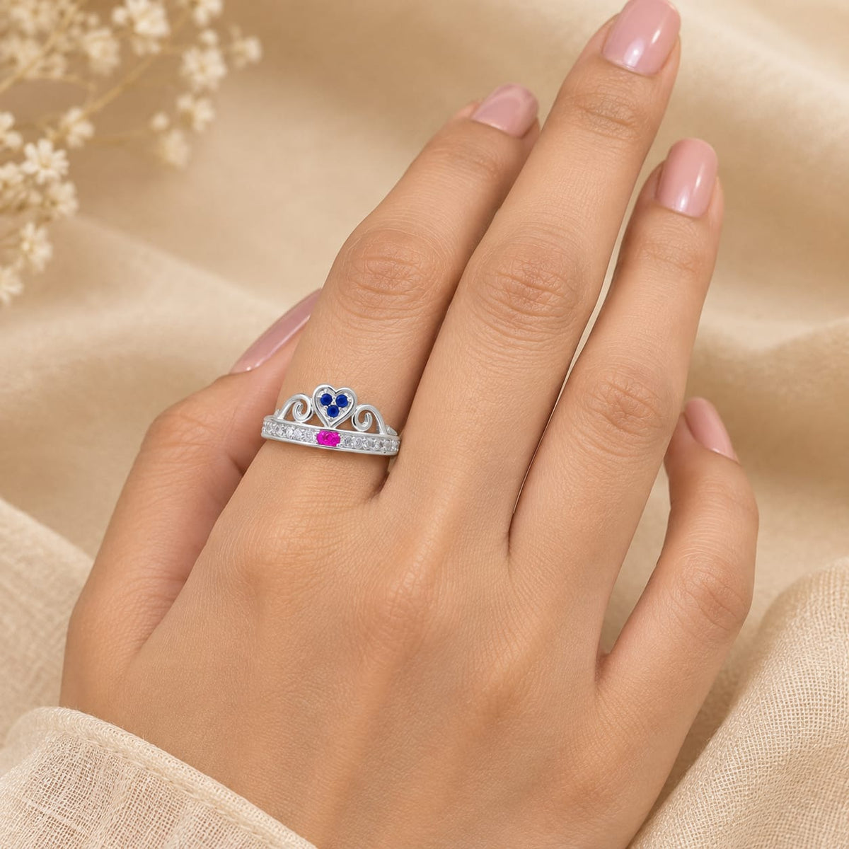 SILVER RING FOR GIRLS