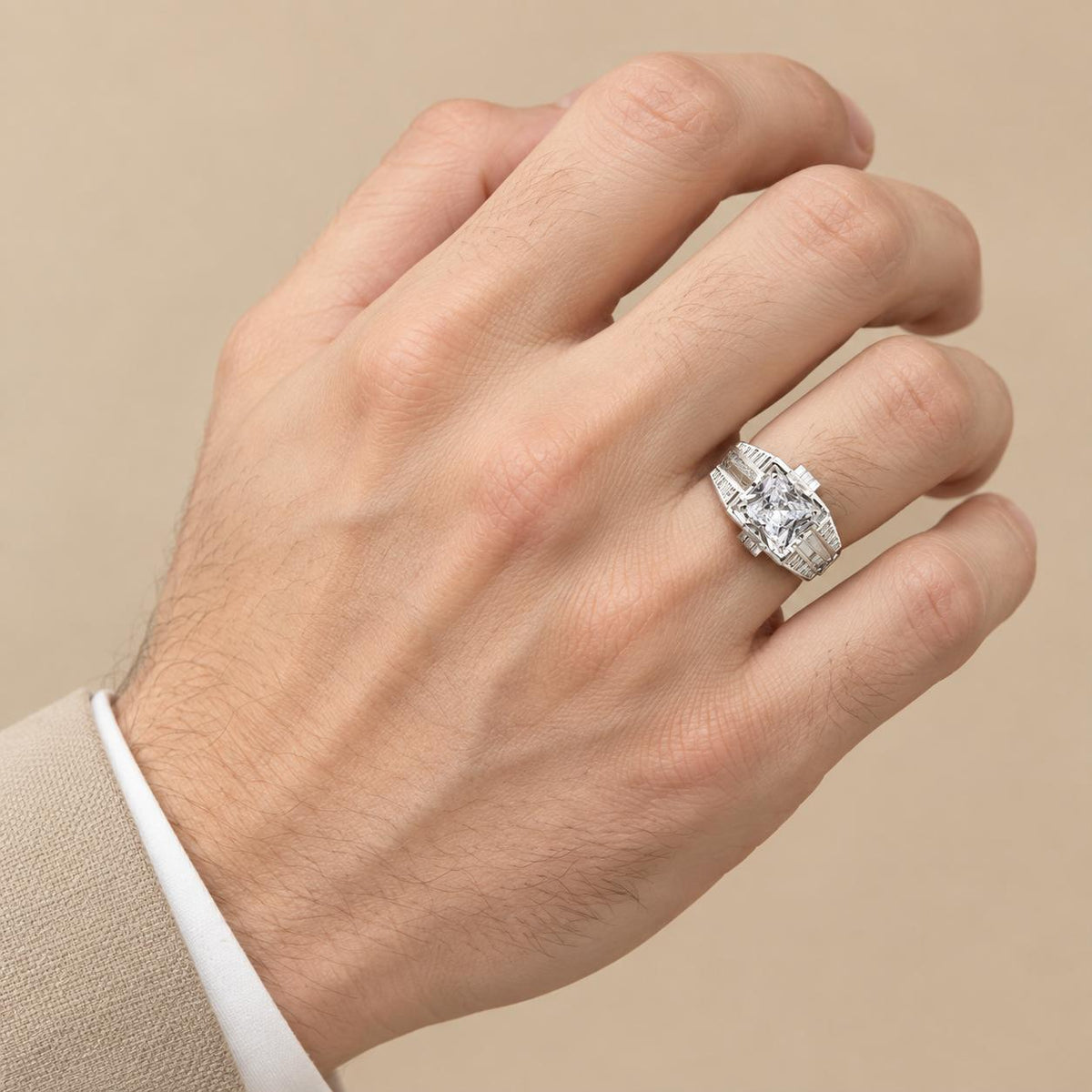 SILVER RING FOR MEN