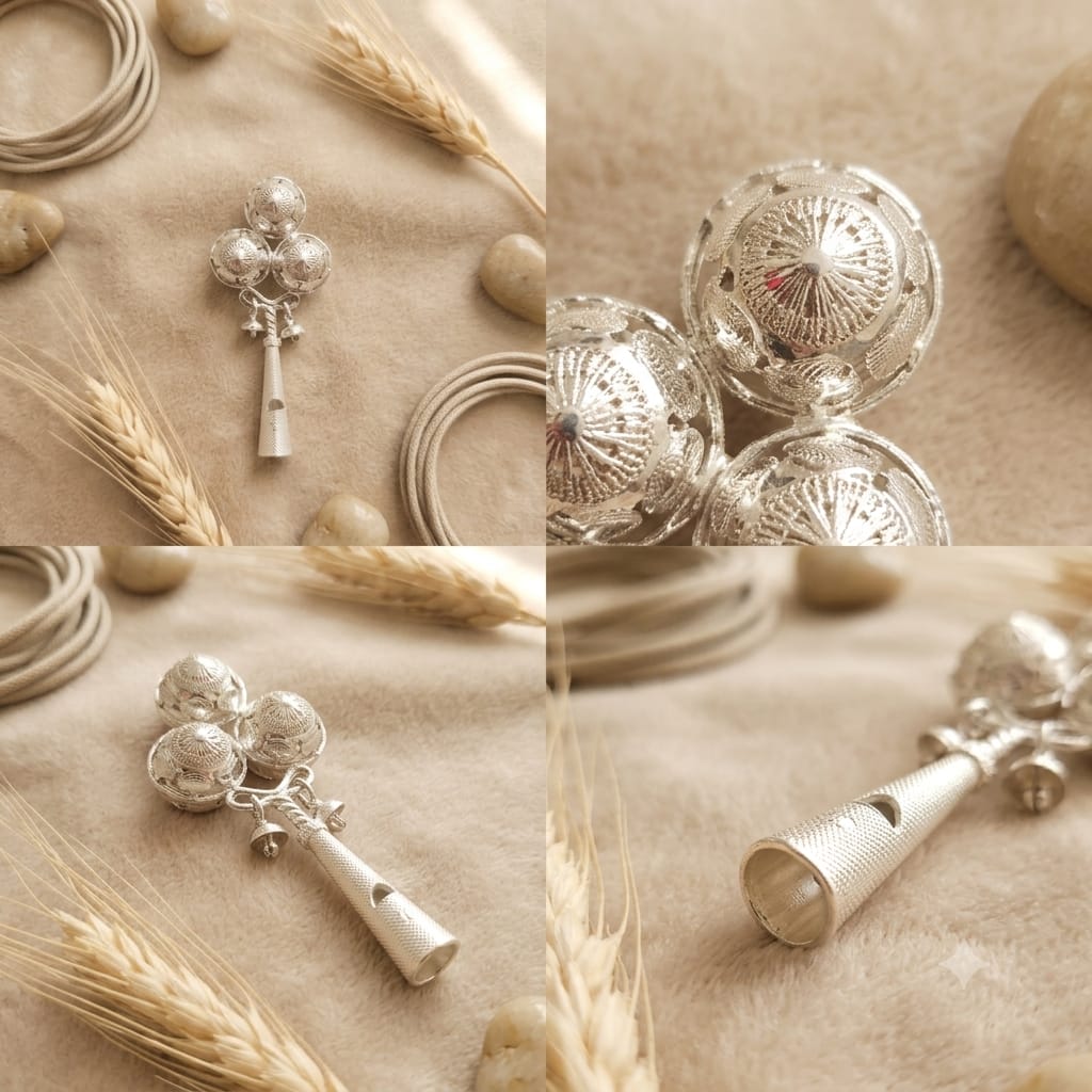 SILVER BABY TOY