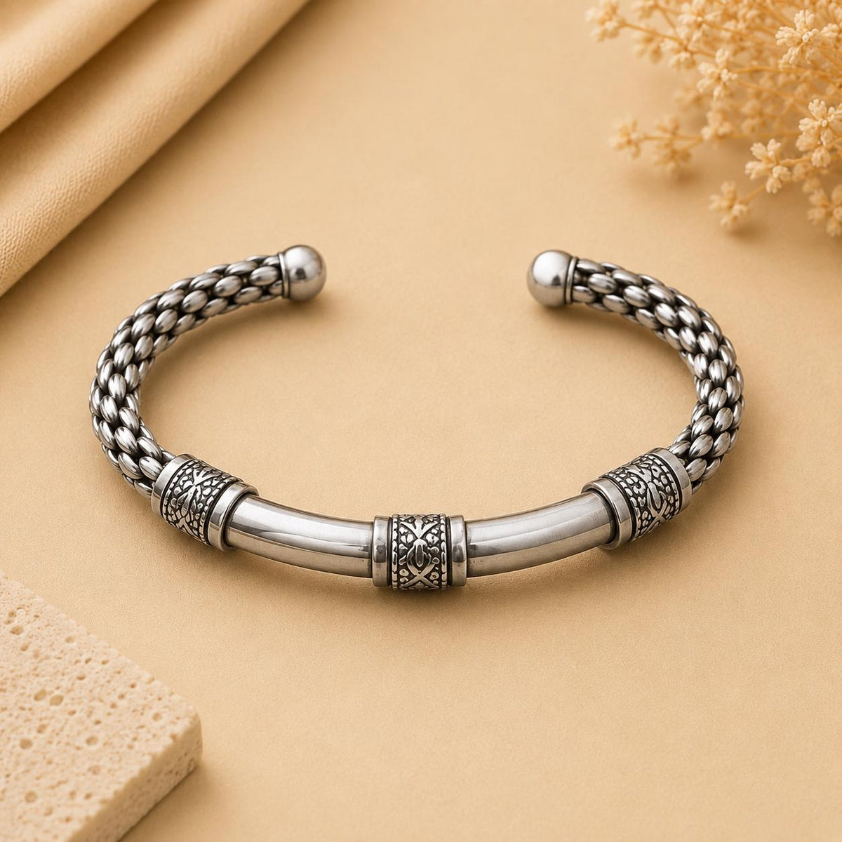 TURKISH KADA SILVER 92.5 FOR MENS