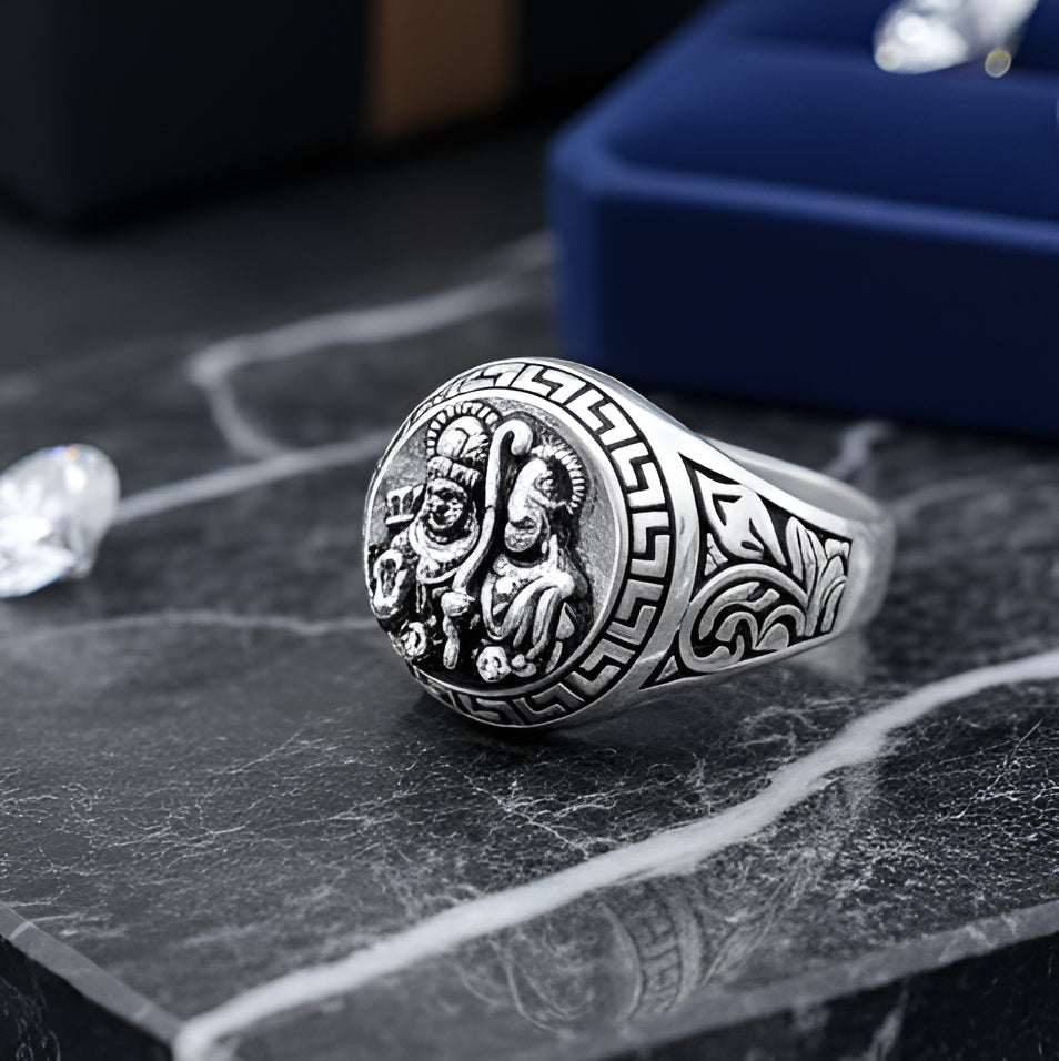 Trending Silver Lord Ram Ring For Men