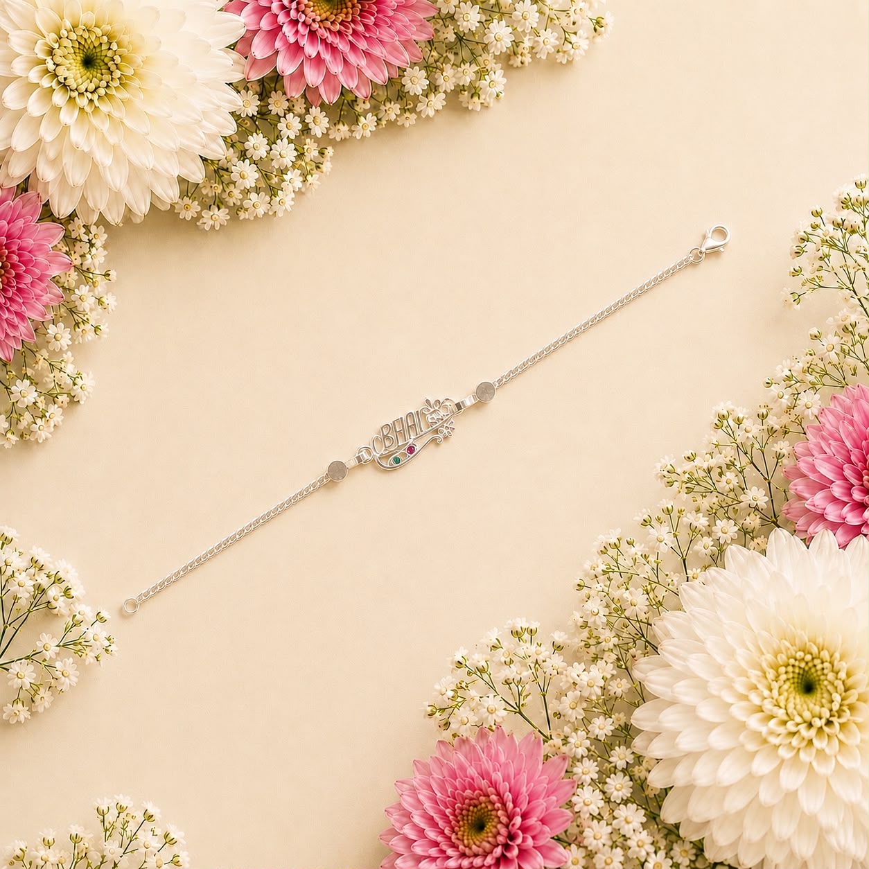 SILVER RAKHI