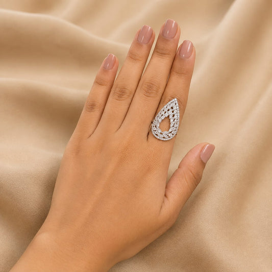 SILVER 92.5 RING FOR GIRLS