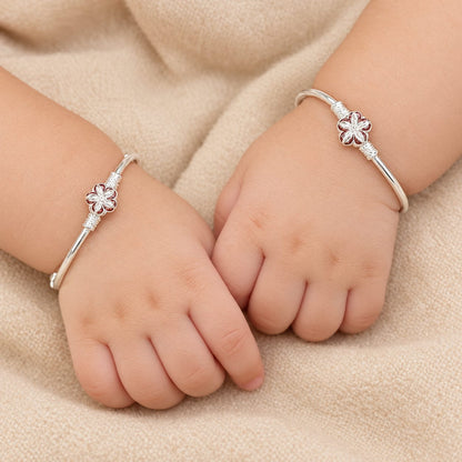 SILVER BABY BANGLE