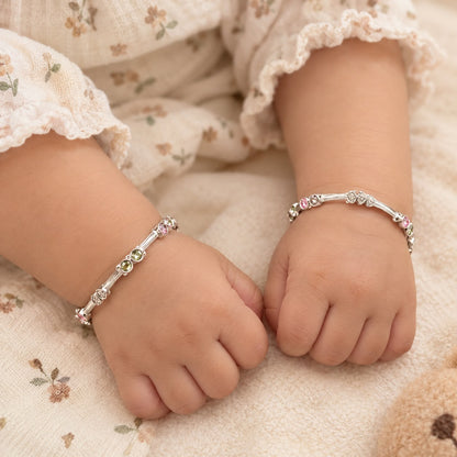 SILVER BABY BANGLE