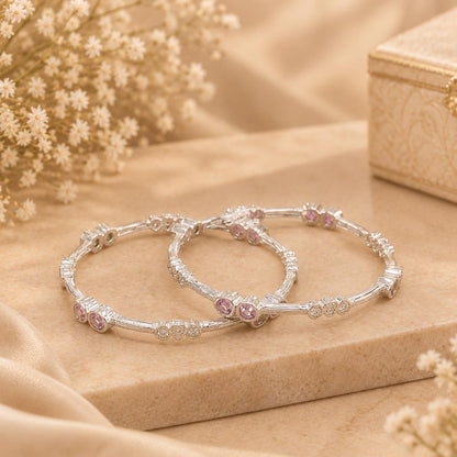 SILVER BABY BANGLE