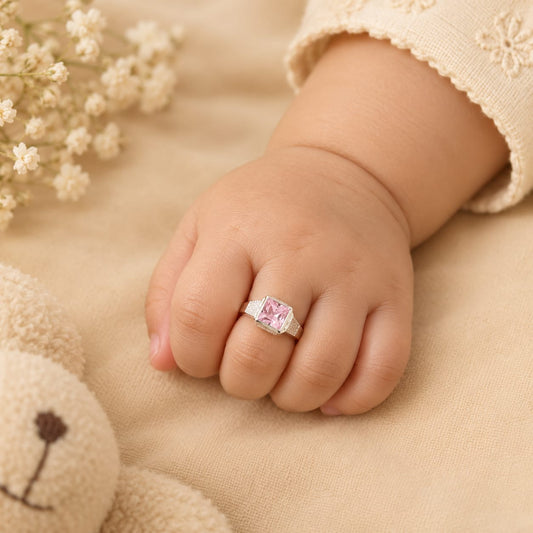 SILVER BABY RING