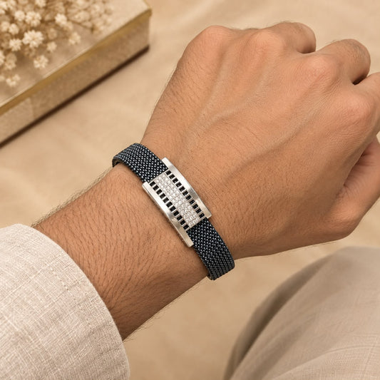 SILVER 92.5 ANTIQUE BRACELET FOR BOYS