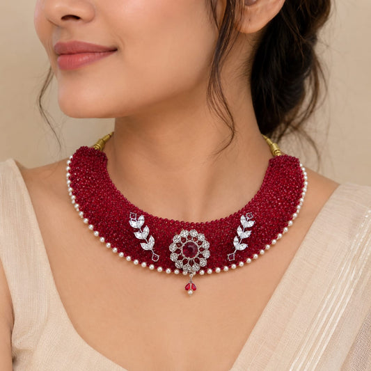 SILVER CHATAI NECKLACE