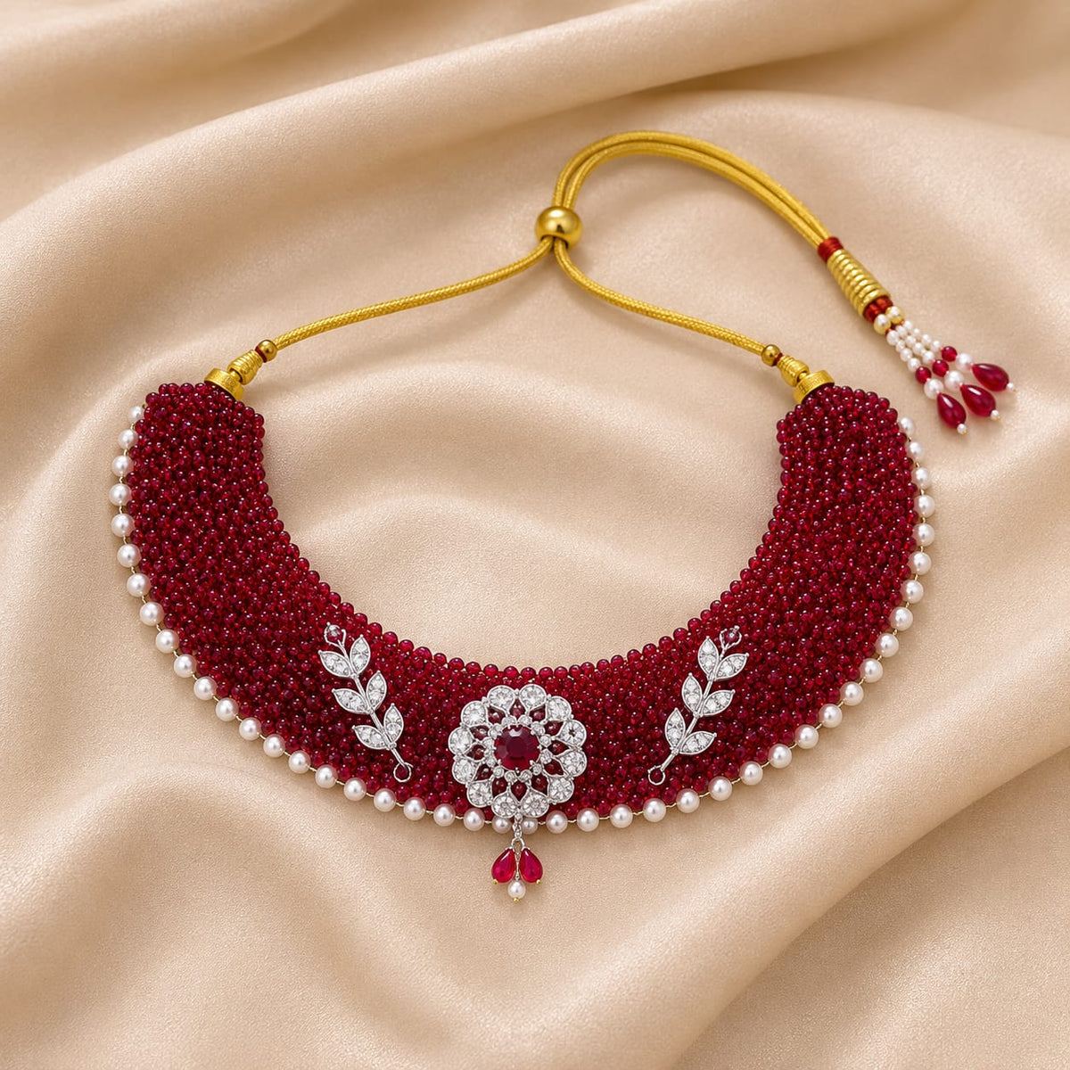 SILVER CHATAI NECKLACE