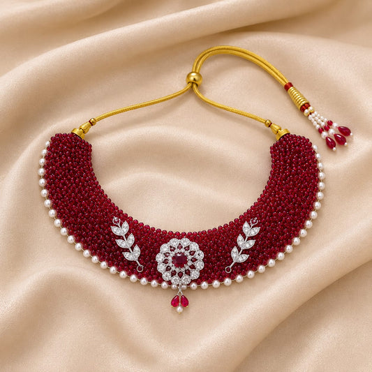 SILVER CHATAI NECKLACE