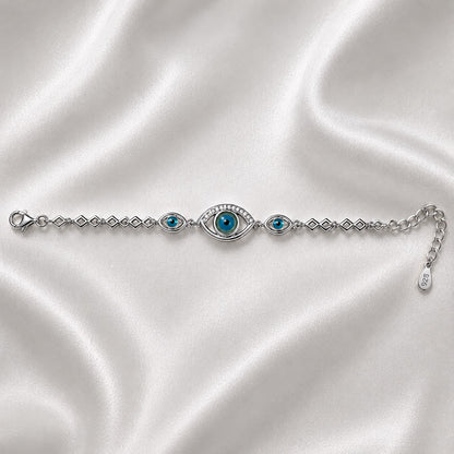 EVIL EYE SILVER 92.5 BRACELET