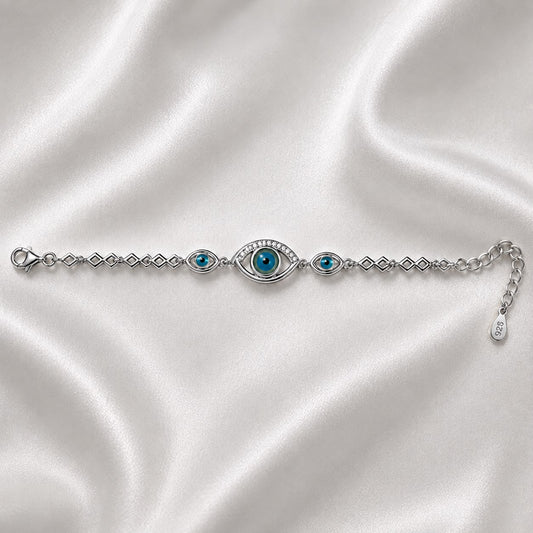 EVIL EYE SILVER 92.5 BRACELET