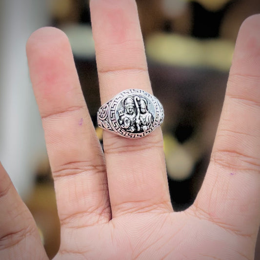 Trending Silver Lord Ram Ring For Men