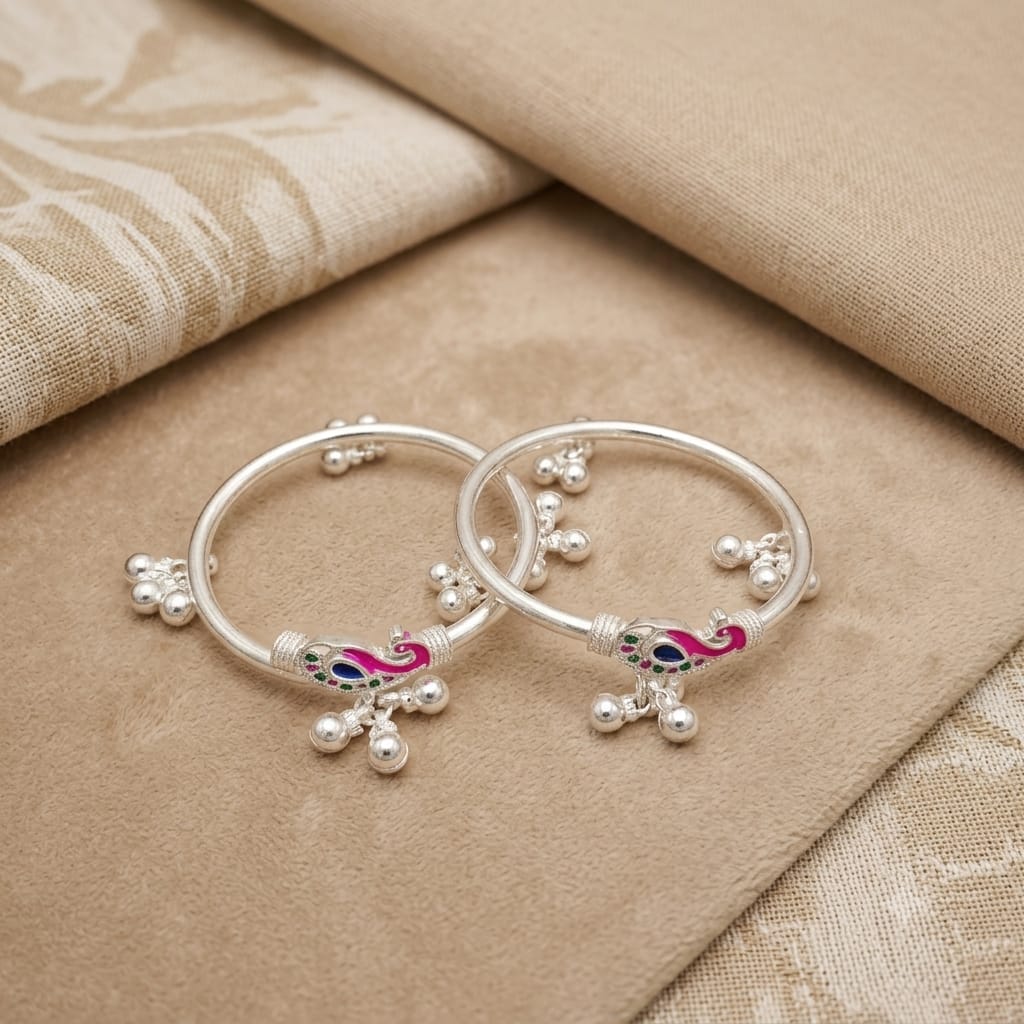 SILVER BABY KADA PAYAL