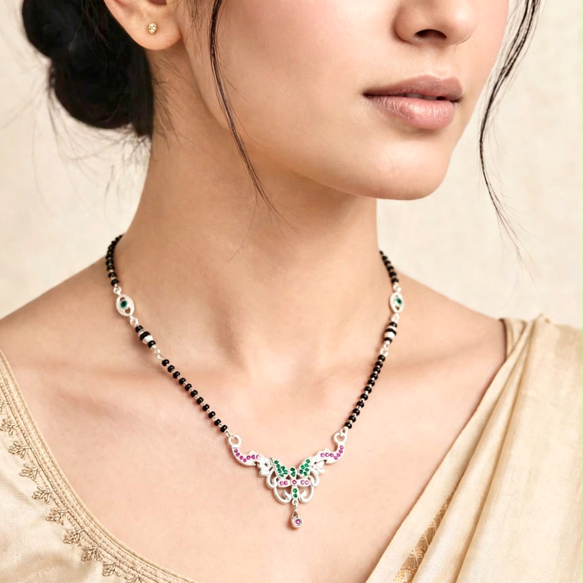 SILVER MANGALSUTRA