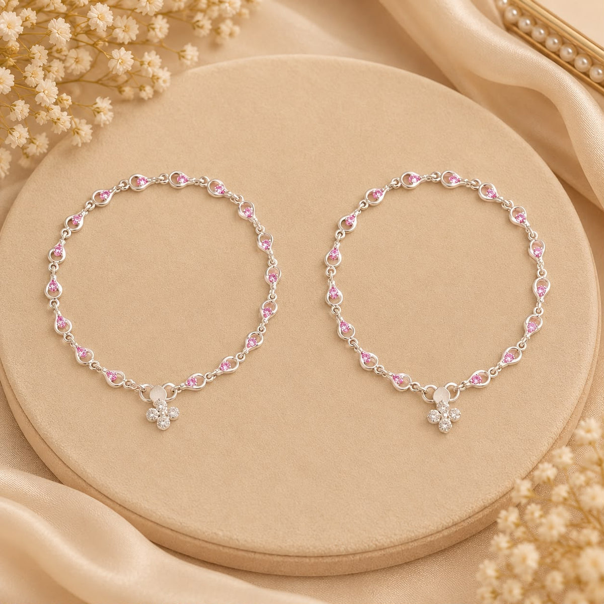 LIGHTWEIGHT SILVER PAYAL