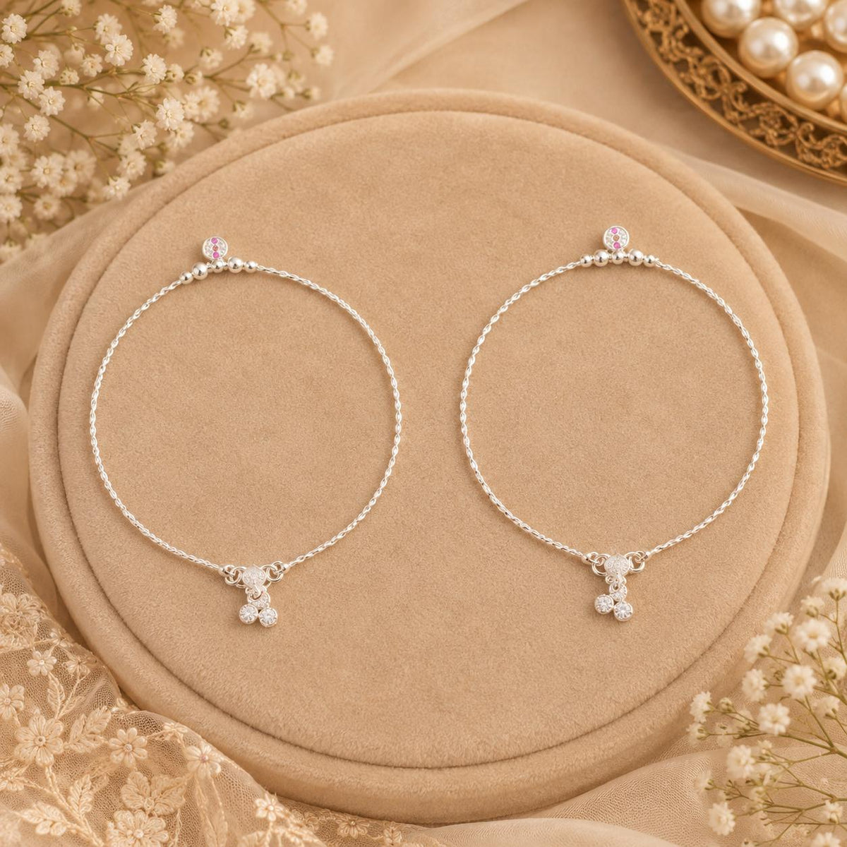SILVER LIGHTWEIGHT PAYAL
