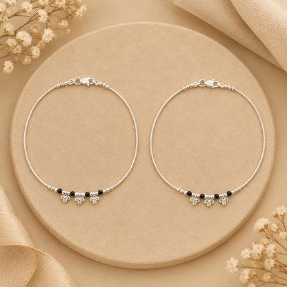 LIGHTWEIGHT SILVER PAYAL