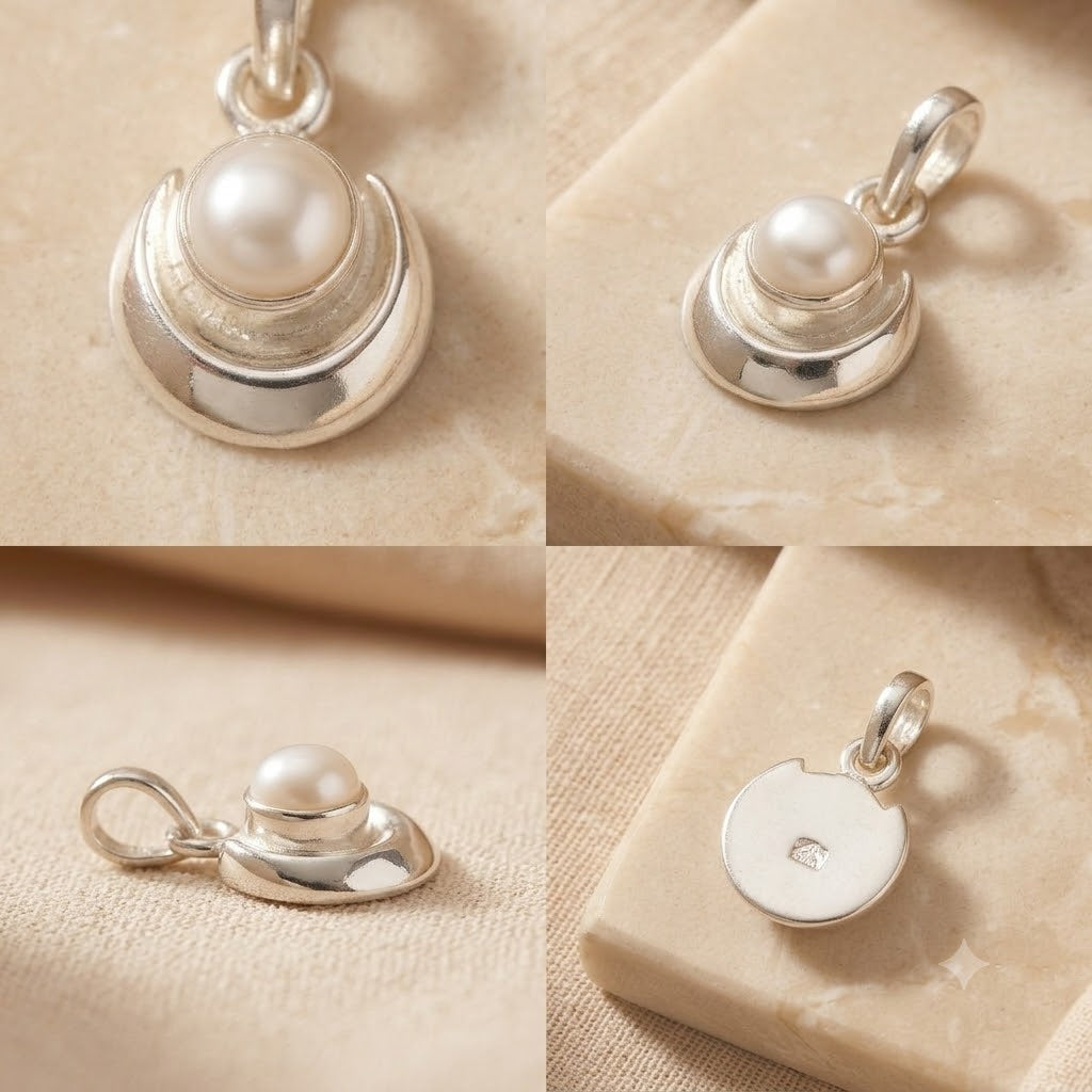 SILVER CHAND PENDANT
