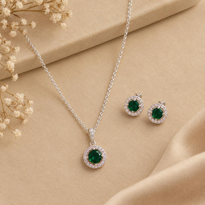 BEAUTIFULL SILVER PENDANT SET