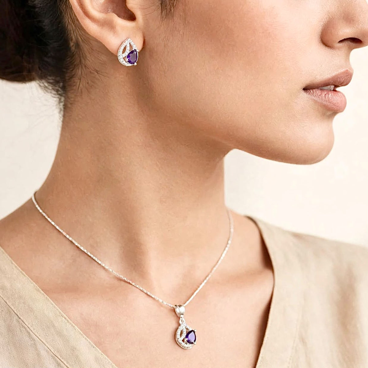 SILVER PENDANT SET