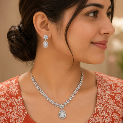 SILVER 92.5 NECKLACE SET