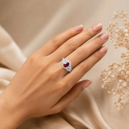 SILVER 92.5 RING FOR GIRLS