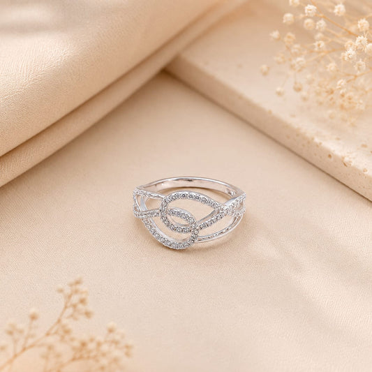 SHINING STONE SILVER 92.5 RING
