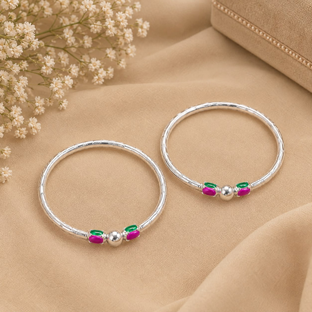 SILVER KADA FOR BABY