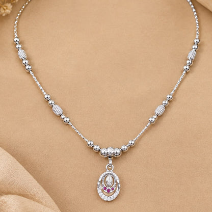 SILVER CHAIN PENDANT FOR GIRLS
