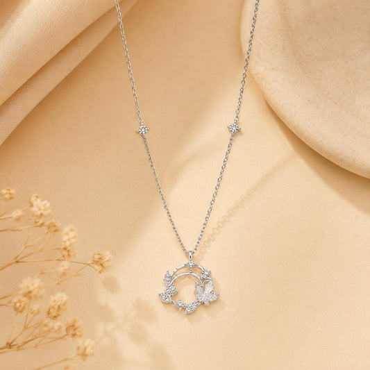 SILVER 92.5 CHAIN PENDANT FOR GIRLS