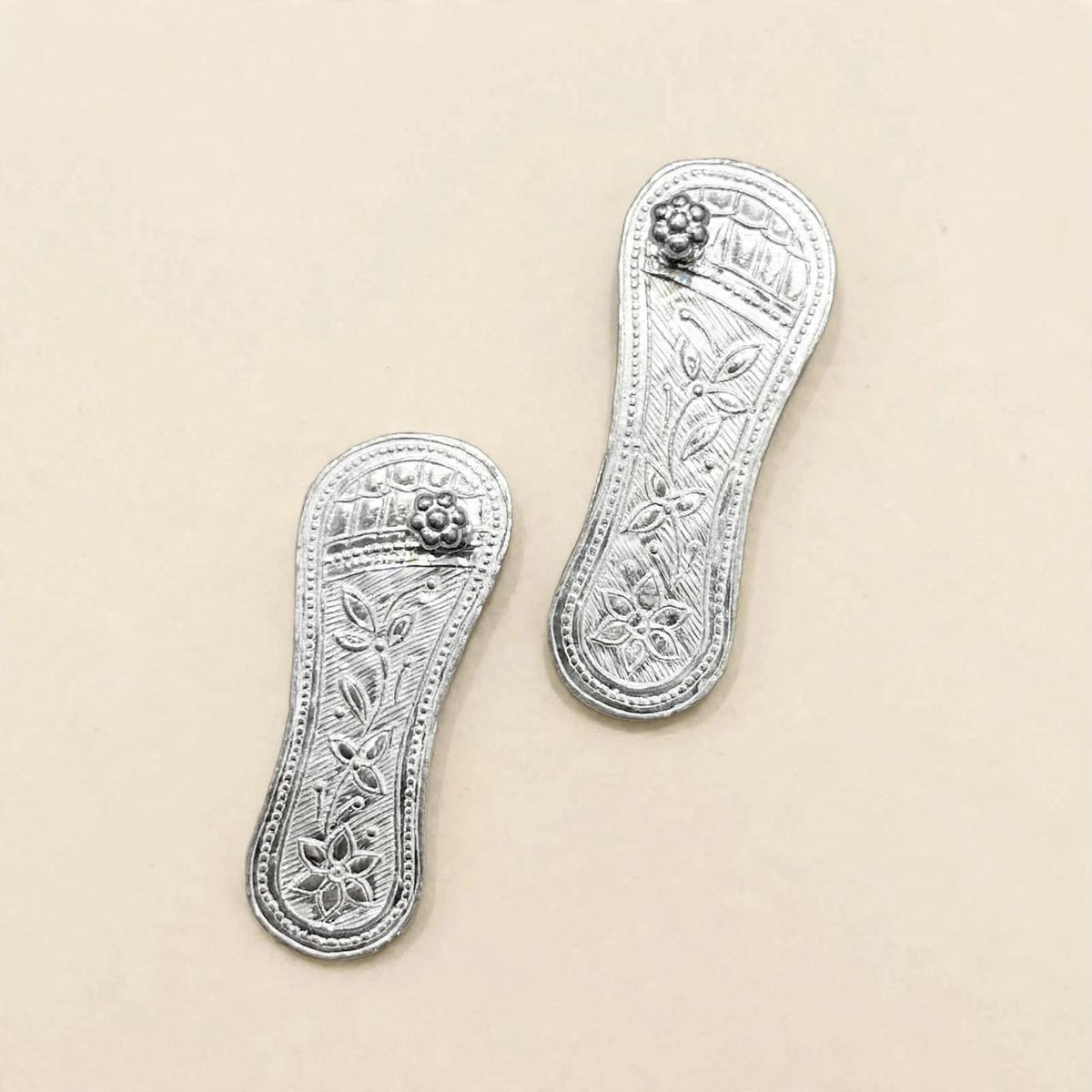 SILVER CHARAN PADUKA