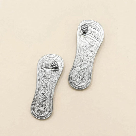 SILVER CHARAN PADUKA