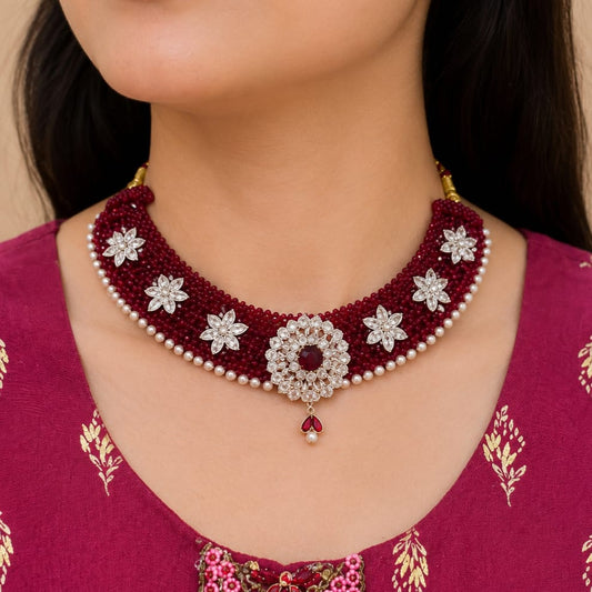 SILVER CHATAI NECKLACE