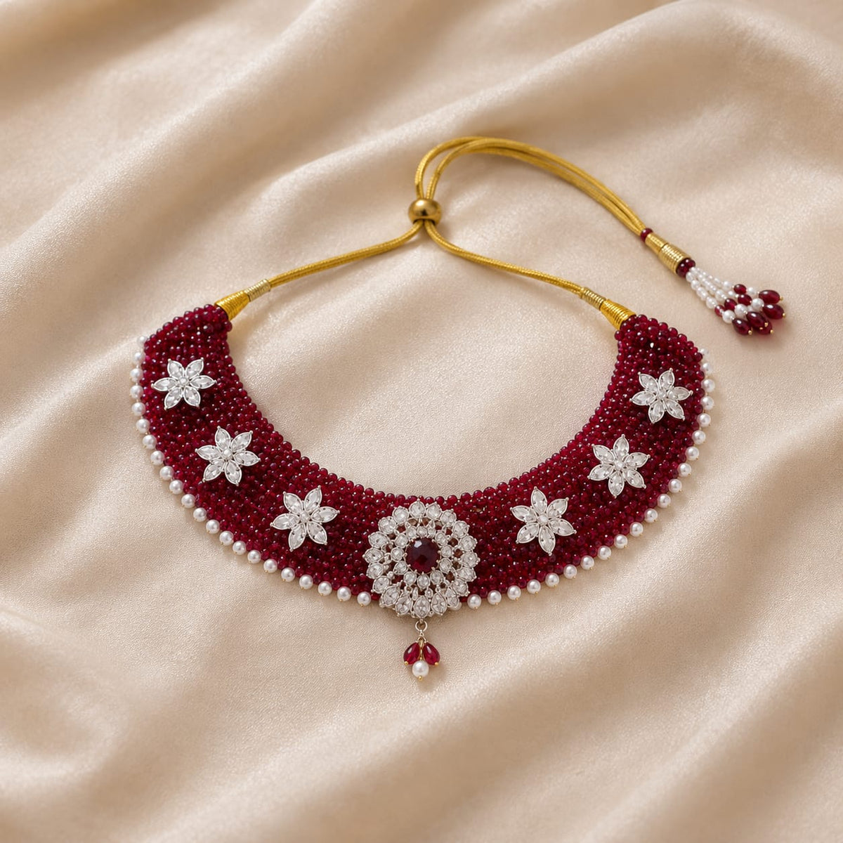 SILVER CHATAI NECKLACE