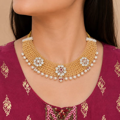 SILVER CHATAI NECKLACE