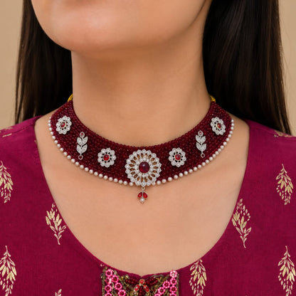 SILVER CHATAI NECKLACE