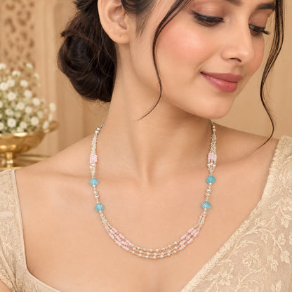 BEAUTIFUL 92.5 SILVER CHAIN MALA