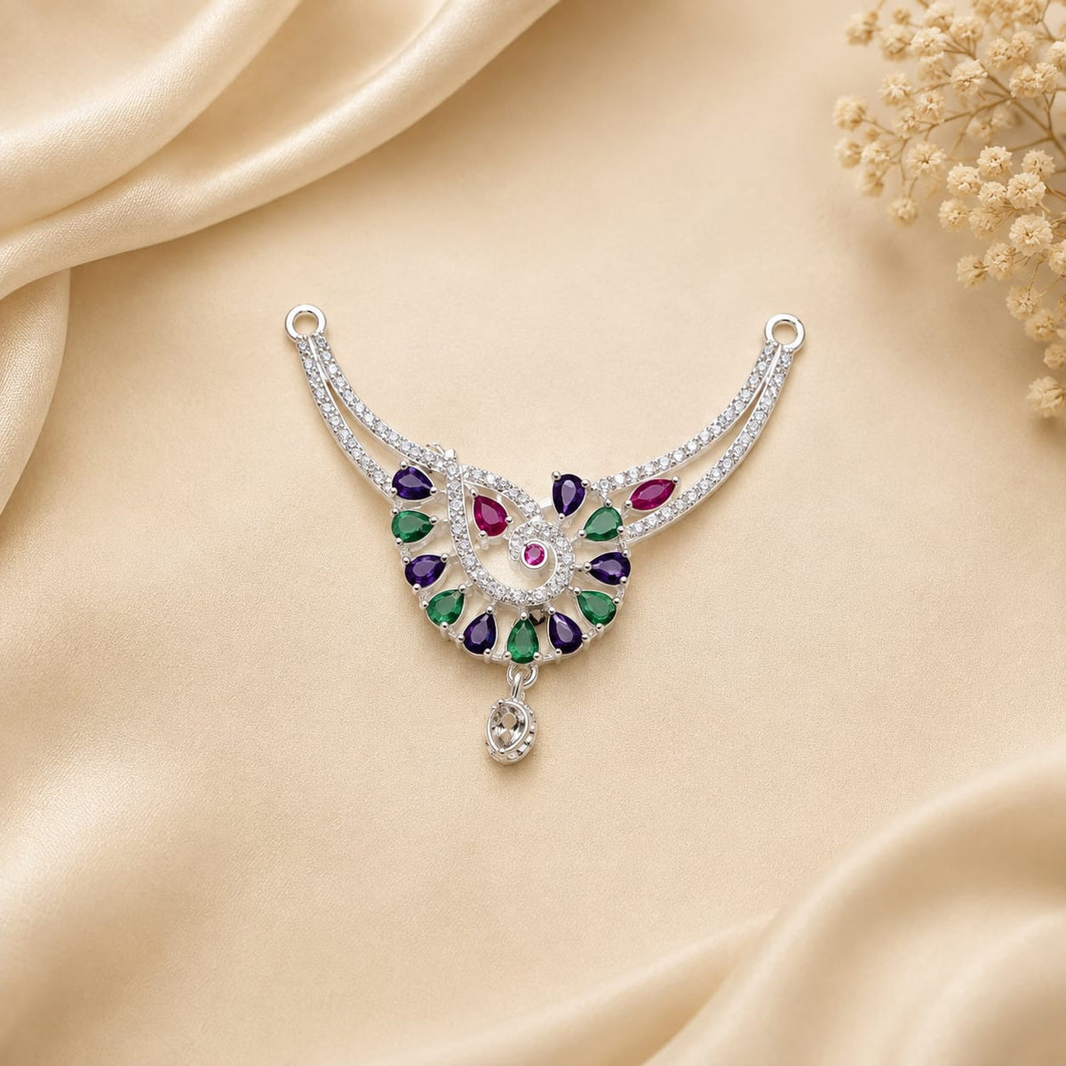 SILVER MANGALSUTRA PENDANT