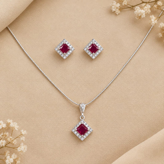 SILVER PENDANT SET