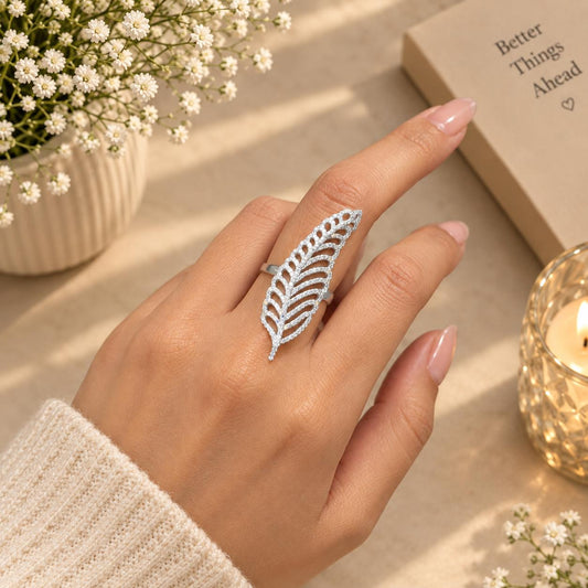 SILVER 92.5 ANTIQUE RING FOR GIRLS