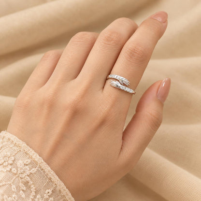 BEAUTIFUL SILVER RING FOR GIRLS