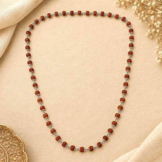 SILVER RUDRAKSH MALA