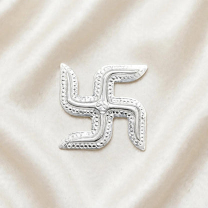 SILVER SWASTIK